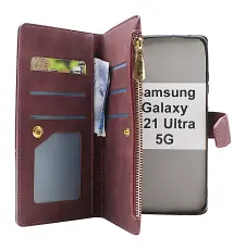Coverin XL Standcase Luksuskotelo puhelimeen Samsung Galaxy S21 Ultra 5G (SM-G998B)