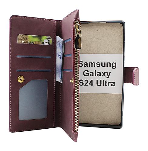 billigamobilskydd.se XL Standcase Luksuskotelo puhelimeen Samsung Galaxy S24 Ultra 5G (SM-S928B/DS)