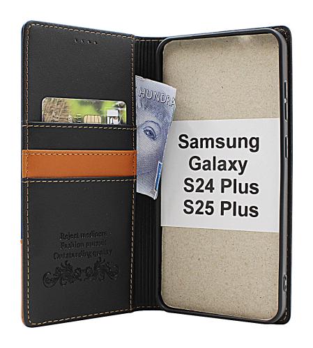 billigamobilskydd.se Samsung Galaxy S24+ / S25+ Premium Lompakkokotelo Slim