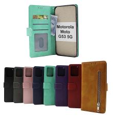 billigamobilskydd.se Zipper Standcase Wallet Motorola Moto G53 5G