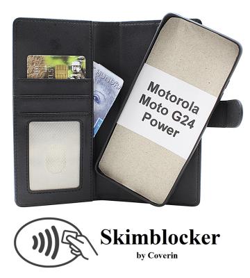 Skimblocker Motorola Moto G24 Power Magneetti Puhelimen Kuoret