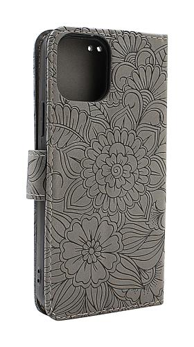 billigamobilskydd.se Flower Standcase Wallet iPhone 12 / 12 Pro (6.1)