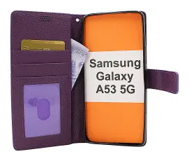 Coverin New Jalusta Lompakkokotelo Samsung Galaxy A53 5G (A536B)