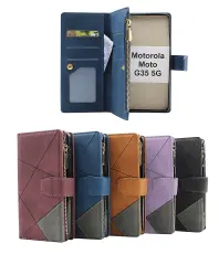 billigamobilskydd.se XL Standcase Luksuskotelo puhelimeen Motorola Moto G35 5G