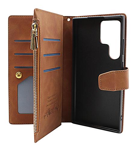 billigamobilskydd.se XL Standcase Luksuskotelo puhelimeen Samsung Galaxy S24 Ultra 5G (SM-S928B/DS)
