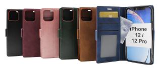 billigamobilskydd.se Luksuskotelo Standcase Wallet iPhone 12 / 12 Pro (6.1)