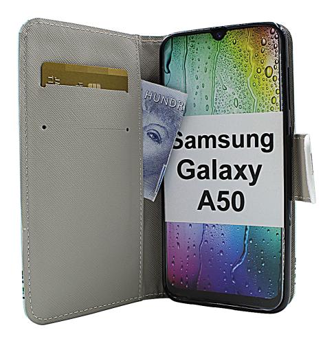 billigamobilskydd.se Kuviolompakko Samsung Galaxy A50 (A505FN/DS)