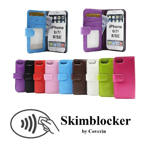 Coverin Skimblocker Lompakkokotelot iPhone 8