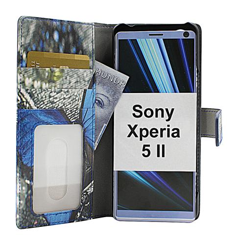 Coverin Skimblocker Design Magneettilompakko Sony Xperia 5 II