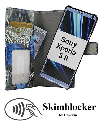 Coverin Skimblocker Design Magneettilompakko Sony Xperia 5 II