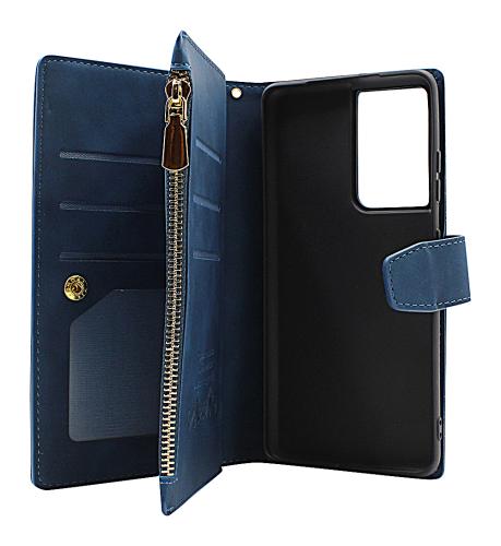 billigamobilskydd.se XL Standcase Luksuskotelo puhelimeen Samsung Galaxy S21 Ultra 5G (SM-G998B)