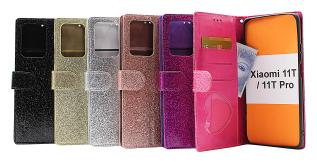 billigamobilskydd.se Standcase Glitter Wallet Xiaomi 11T / 11T Pro