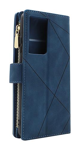 billigamobilskydd.se XL Standcase Luksuskotelo puhelimeen Samsung Galaxy S21 Ultra 5G (SM-G998B)