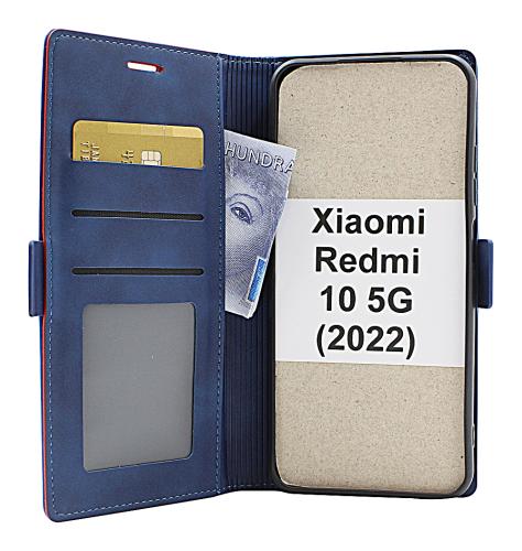 billigamobilskydd.se Luksuskotelo Standcase Wallet Xiaomi Redmi 10 5G (2022)