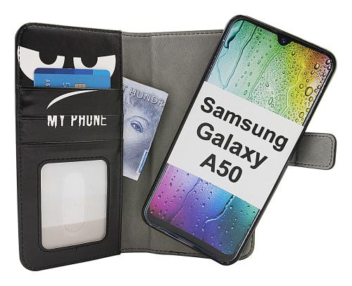 Coverin Skimblocker Design Magneettilompakko Samsung Galaxy A50 (A505FN/DS)