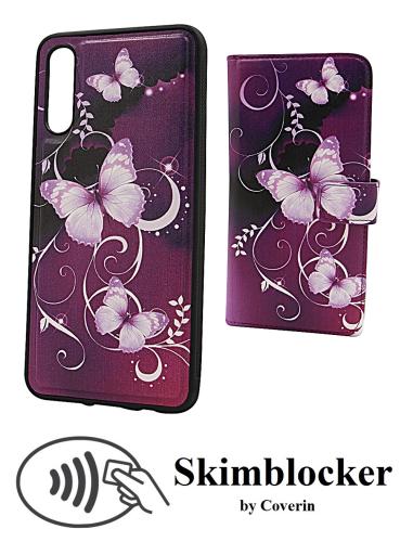 Coverin Skimblocker Design Magneettilompakko Samsung Galaxy A50 (A505FN/DS)