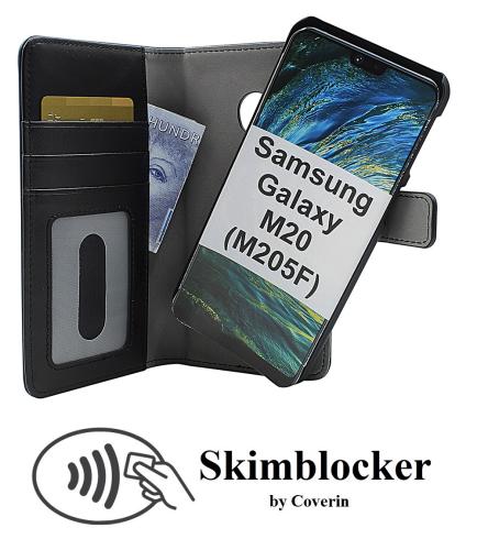 Coverin Skimblocker Magneettikotelo Samsung Galaxy M20 (M205F)