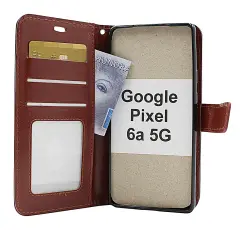 Coverin Crazy Horse Lompakko Google Pixel 6a 5G