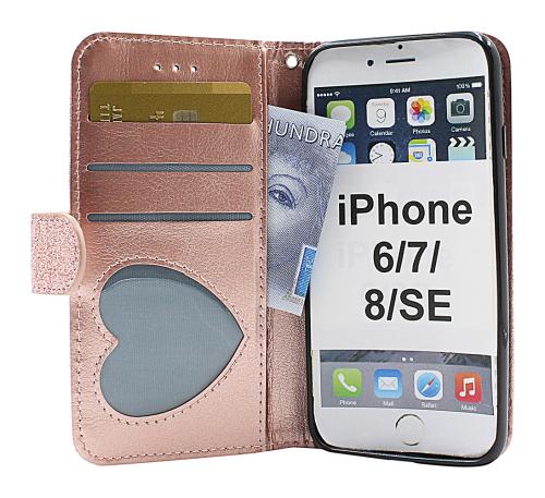 billigamobilskydd.se Standcase Glitter Wallet iPhone 7/8/SE 2nd Gen.