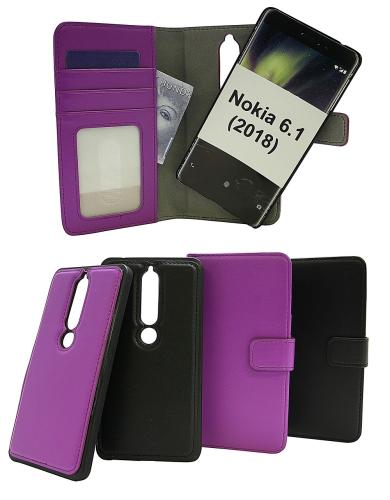 Coverin Skimblocker Magneettilompakko Nokia 6 (2018)