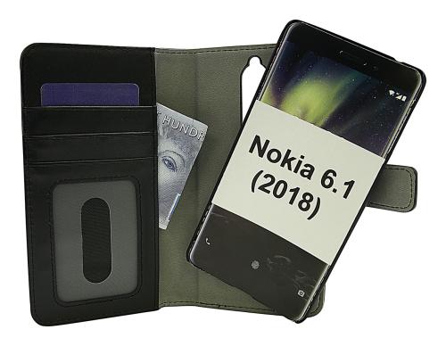 Coverin Skimblocker Magneettilompakko Nokia 6 (2018)