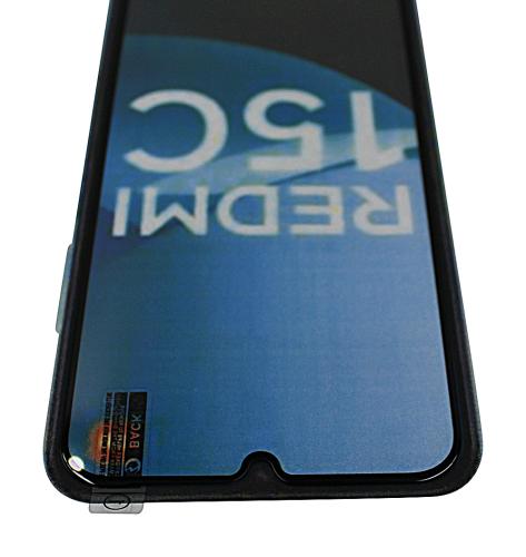 billigamobilskydd.se Full Frame Karkaistusta Lasista Xiaomi Redmi 15C