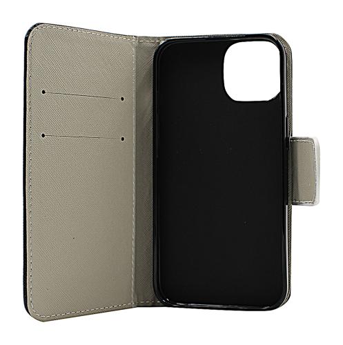 billigamobilskydd.se Kuviolompakko iPhone 14 (6.1)