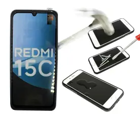 billigamobilskydd.se Full Frame Karkaistusta Lasista Xiaomi Redmi 15C
