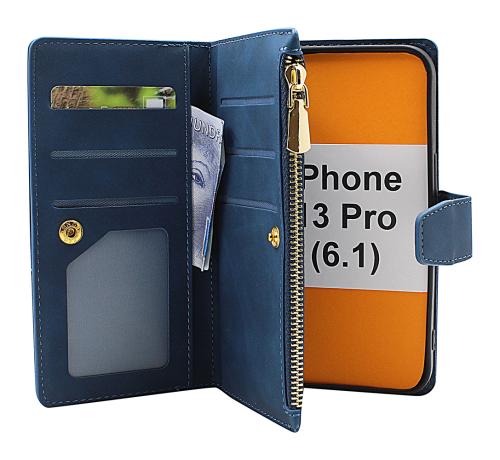 billigamobilskydd.se XL Standcase Luksuskotelo puhelimeen iPhone 13 Pro