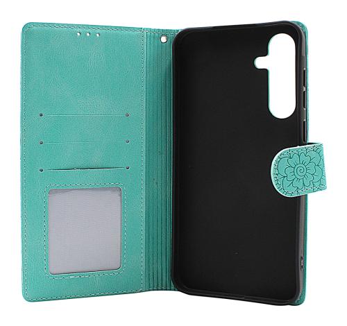 billigamobilskydd.se Flower Standcase Wallet Samsung Galaxy A55 5G