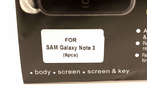 billigamobilskydd.se Kuuden kappaleen näytönsuojakalvopakett Samsung Galaxy Note 3 (n9005)