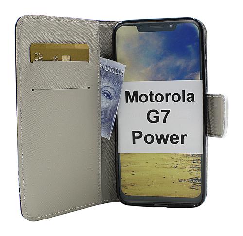 billigamobilskydd.se Kuviolompakko Motorola Moto G7 Power