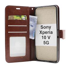 billigamobilskydd.se Crazy Horse Lompakko Sony Xperia 10 V 5G