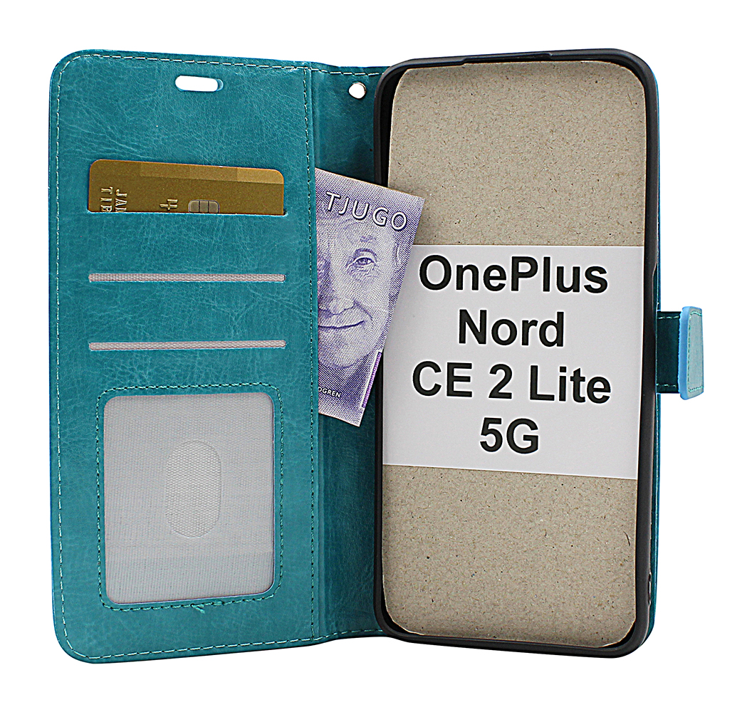 Crazy Horse Lompakko OnePlus Nord CE 2 Lite 5G