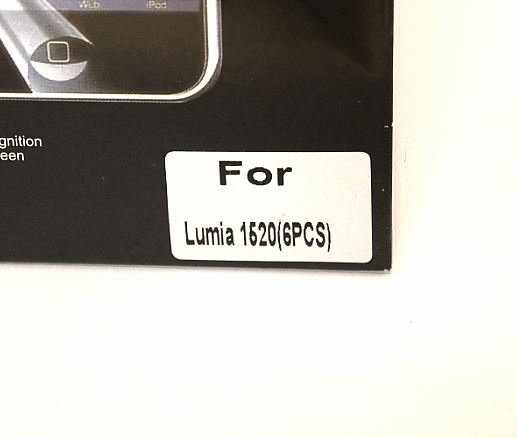 billigamobilskydd.se Skrmbeskyttelse Nokia Lumia 1520 (6 stk.)