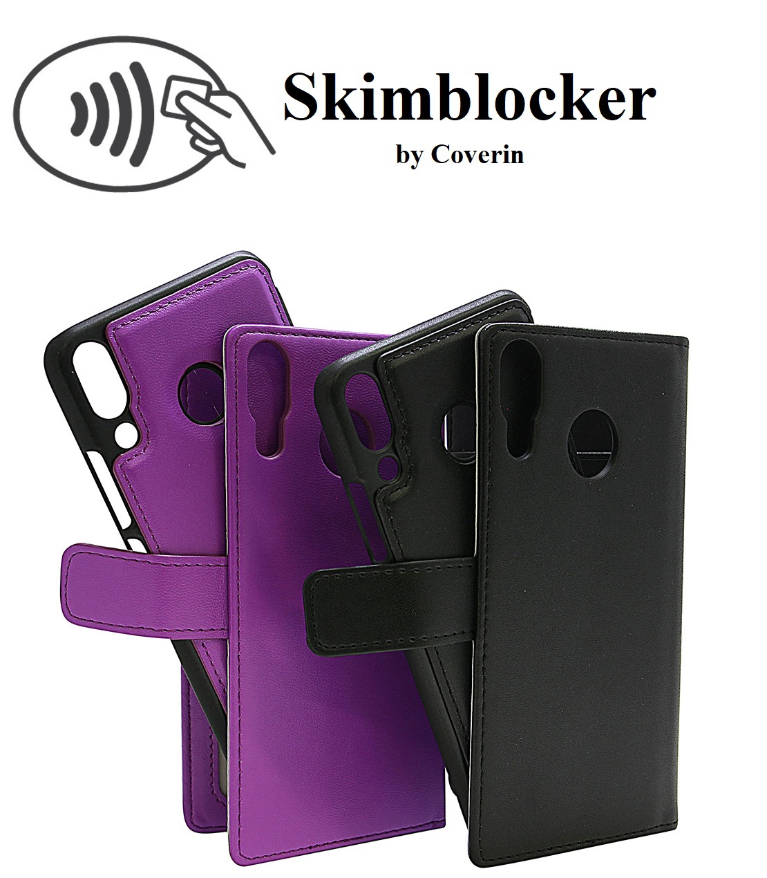 Skimblocker Magneettilompakko Asus ZenFone 5Z (ZS620KL)