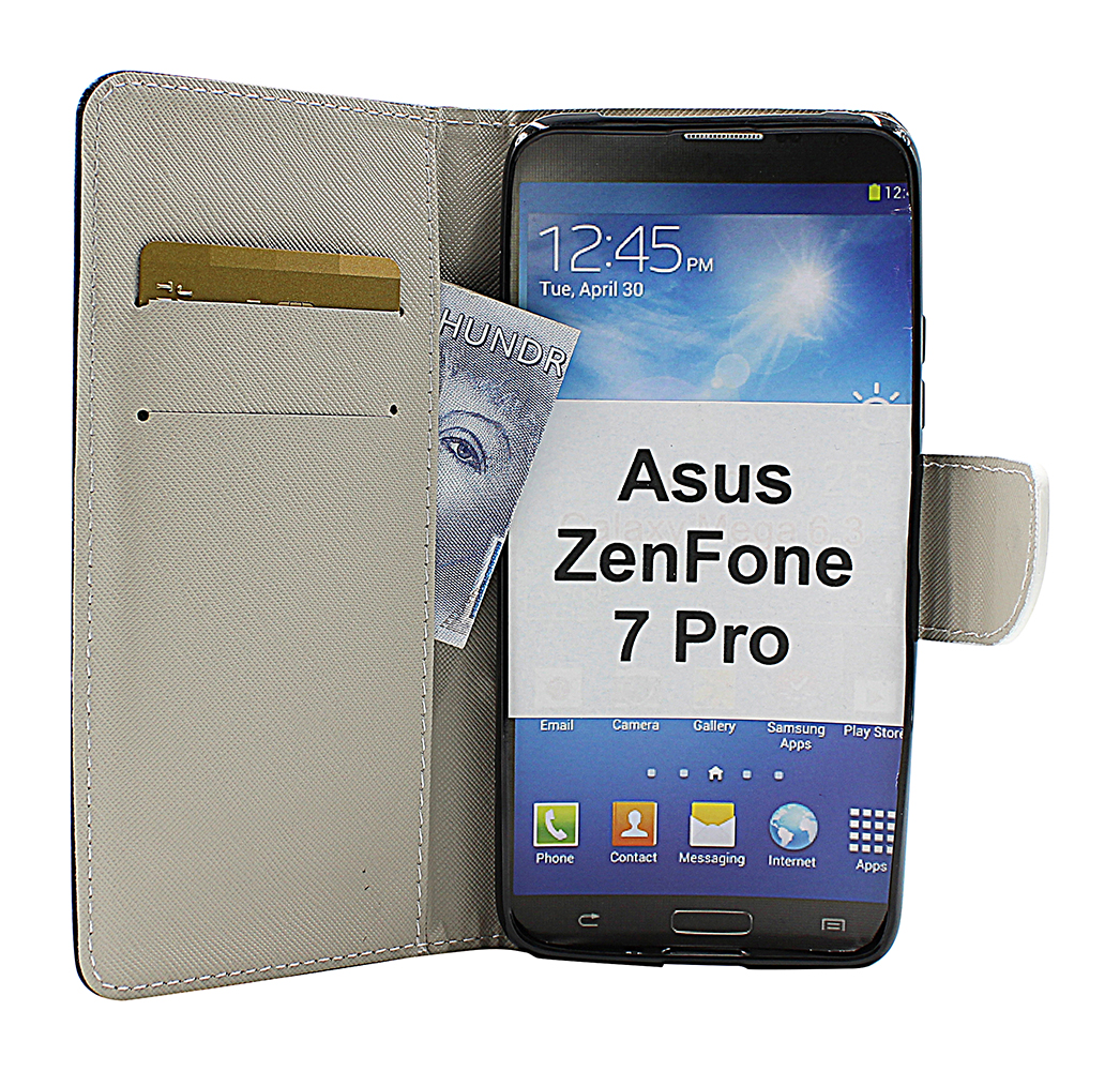 billigamobilskydd.se Kuviolompakko Asus ZenFone 7 Pro (ZS671KS)