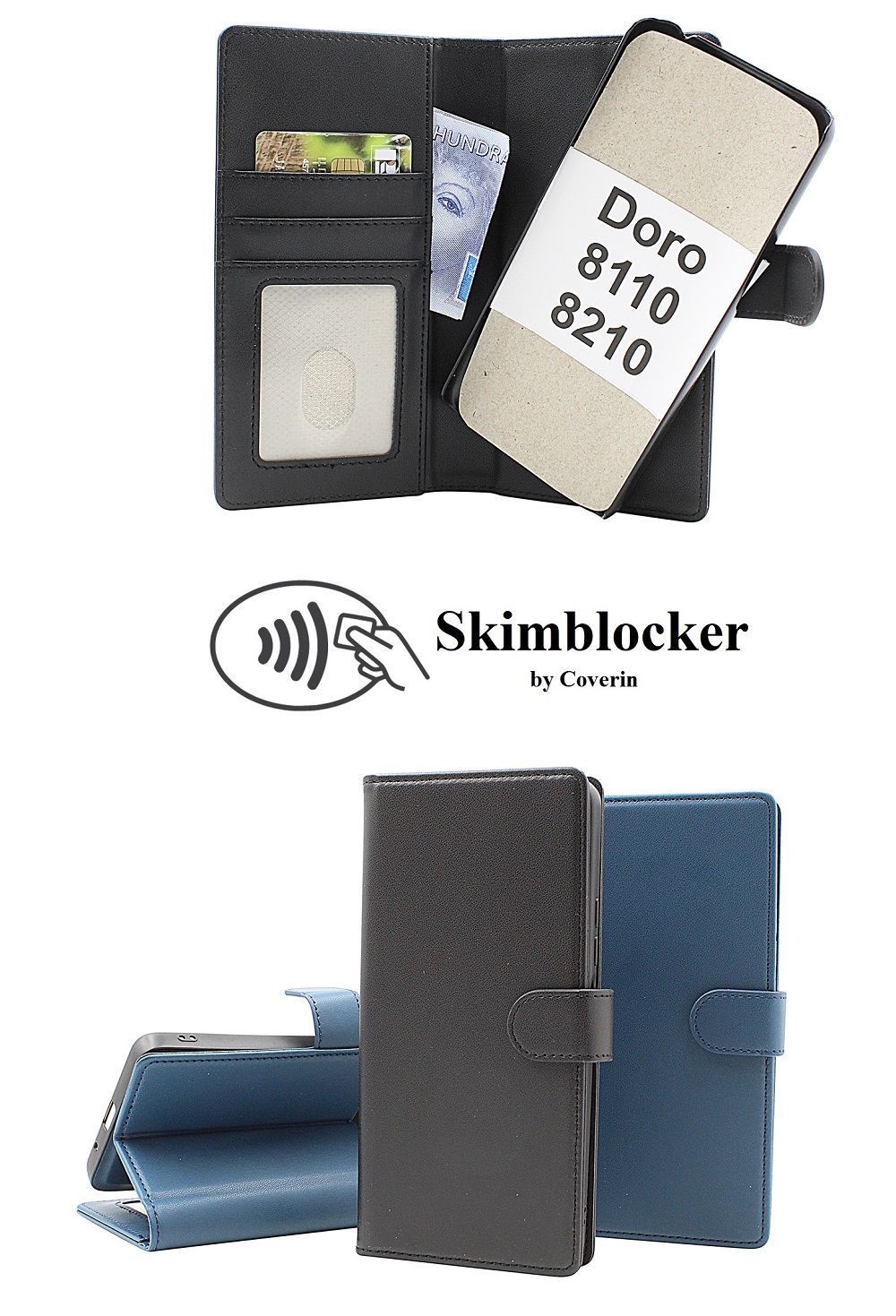 Skimblocker Magneettikotelo Doro 8110 / 8210