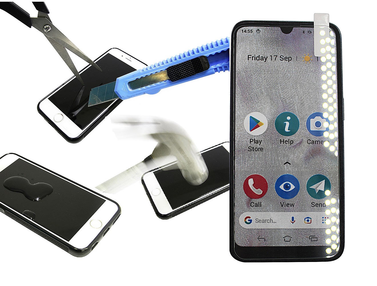 Product Image for Näytönsuoja karkaistusta lasista Doro 8110