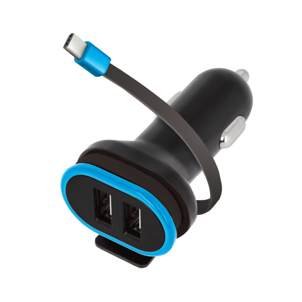 Forever Forever Type C 2xUSB Car Charger