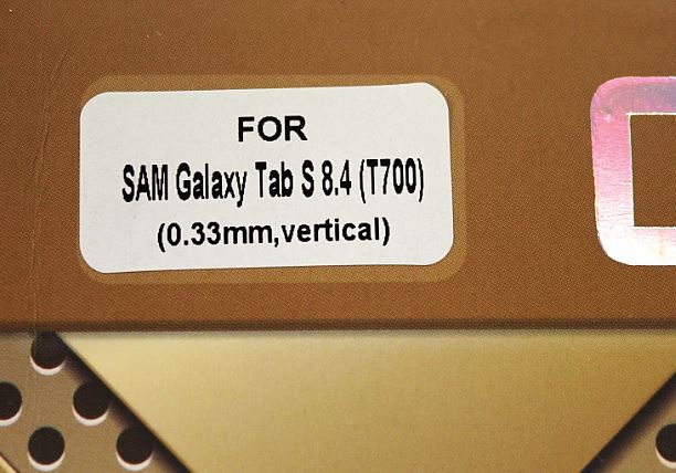 billigamobilskydd.se Nytnsuoja karkaistusta lasista Samsung Galaxy Tab S 8.4 (T700)
