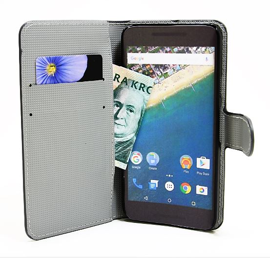 billigamobilskydd.se Kuviolompakko Google Nexus 5X (H791)