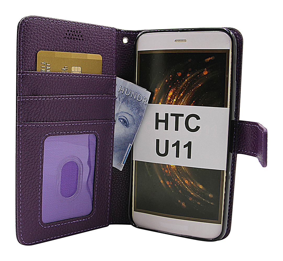 billigamobilskydd.se New Jalusta Lompakkokotelo HTC U11