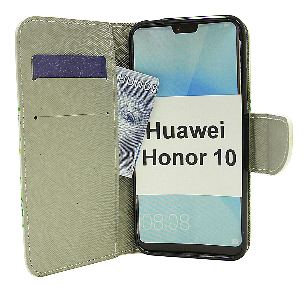billigamobilskydd.se Kuviolompakko Huawei Honor 10