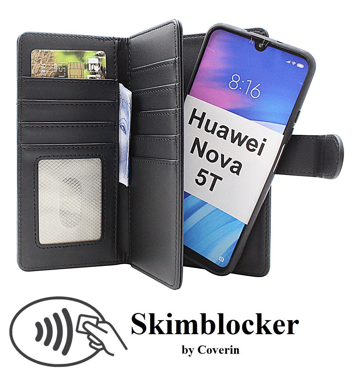 Product Image for Skimblocker Huawei Nova 5T XL Magneetti Puhelimen Kuoret