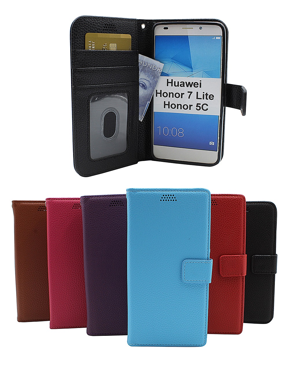 New Jalusta Lompakkokotelo Huawei Honor 7 Lite (NEM-L21)