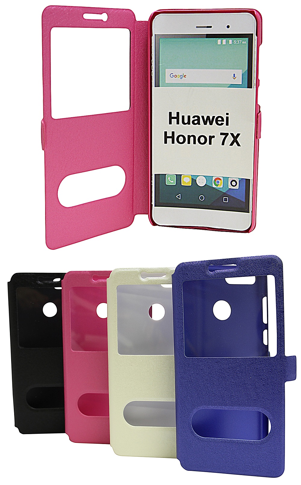 billigamobilskydd.se Flipcase Huawei Honor 7X