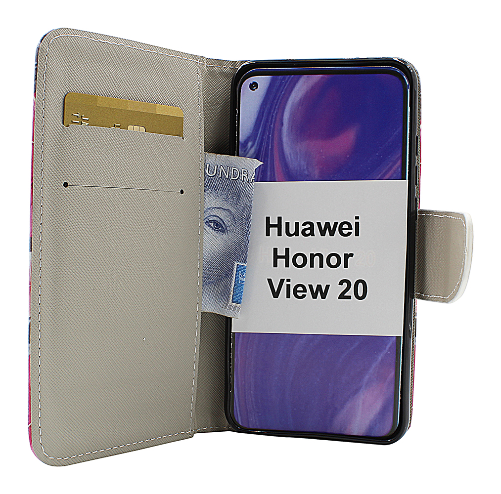 billigamobilskydd.se Kuviolompakko Huawei Honor View 20