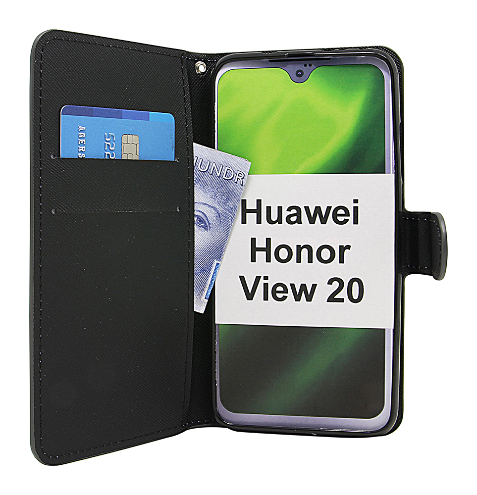 billigamobilskydd.se Kuviolompakko Huawei Honor View 20