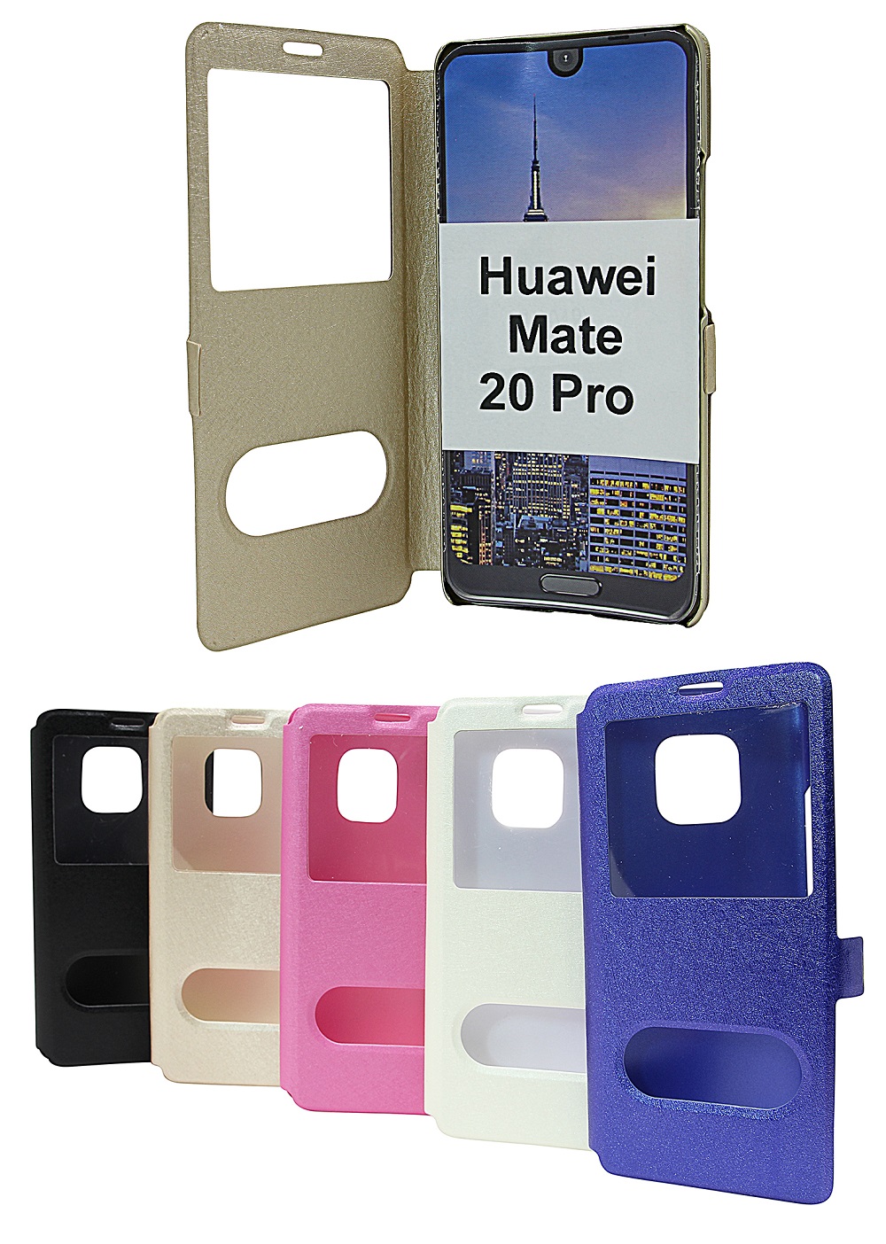 billigamobilskydd.se Flipcase Huawei Mate 20 Pro